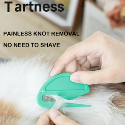 5pcs Pet Knot Cutter, Colorful Perfect De-tangling Tool For Cats