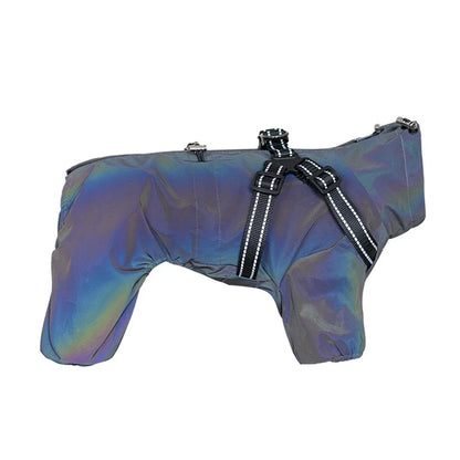 Dog Raincoat with Harness Waterproof