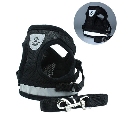 Reflective Cat Harness Breathable Cat Dog Harness