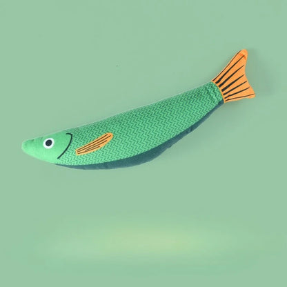 Cat Toy Training Entertainment Fish Plush Stuffed