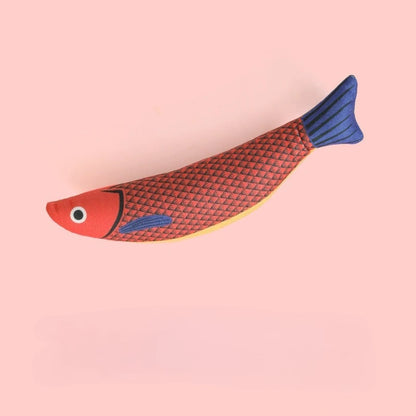 Cat Toy Training Entertainment Fish Plush Stuffed