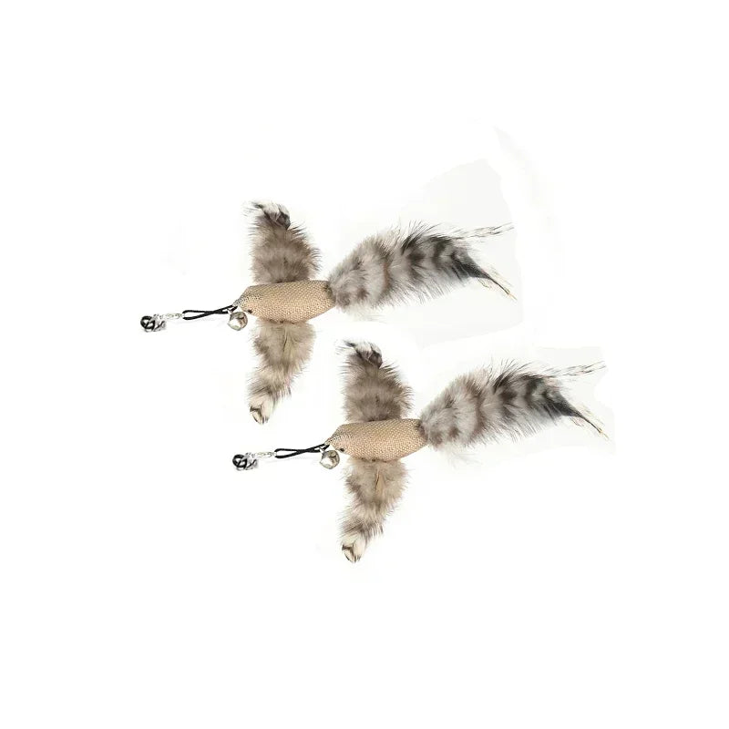 Interactive Cat Toy Funny Simulation Bird Feather