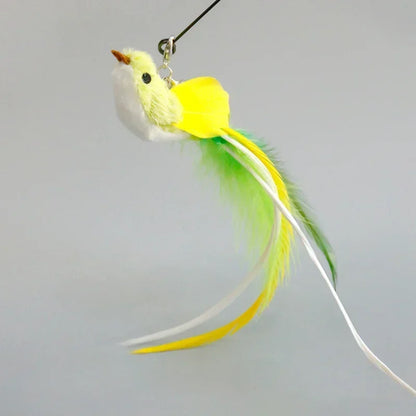 Interactive Cat Toy Funny Simulation Bird Feather